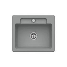 Evier 1 bac Villeroy et Boch Siluet 60 S Stone CeramicPlus - Avec vidage manuel