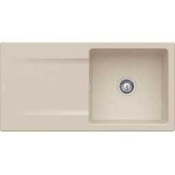 Evier Villeroy et Boch Siluet 60 Almond CeramicPlus - Avec vidage manuel