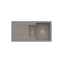 Evier 1 bac 1/2 Villeroy et Boch Siluet 60 r Timber CeramicPlus - Avec vidage manuel