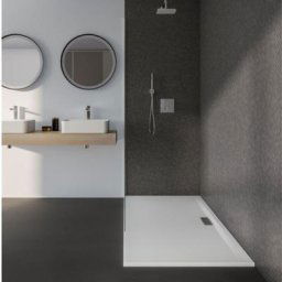 Ideal Standard - Receveur 100 x 90 Ultra Flat New acrylique rectangle blanc mat - Bonde receveur et