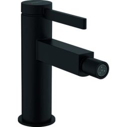 Hansgrohe - Finoris - Mitigeur de bidet avec vidage Push-Open, noir mat 76200670