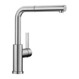 Mitigeur Blanco Lanora-S-F Inox - Inox Brossé coloris