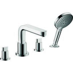 Hansgrohe - Robinet mélangeur bain douche 4 trous Metris s chromé