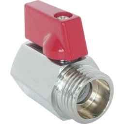 Mini vanne mf 12/17 - Chromé