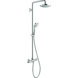 Hansgrohe - Croma Select e - Set de douche Showerpipe 180 avec thermostat, 2 jets, EcoSmart 9