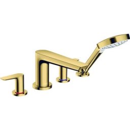 Hansgrohe - Talis e Set de finition mélangeur 4 trous pour montage sur bord de baignoire, Aspect