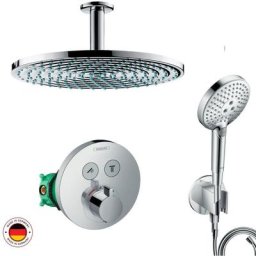 Hansgrohe - Lot robinet douche encastré thermostatique + Douche de tête Raindance s 300