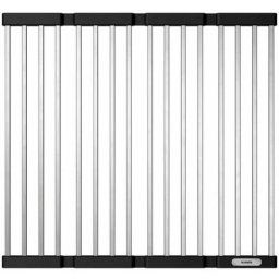 Egouttoir pliable en inox 238482 - Blanco