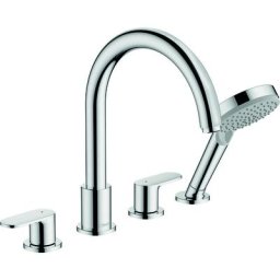 Hansgrohe - Vernis Blend - Mitigeur sur le bord de baignoire, installation 4 trous, chrome 71456000
