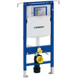 Duofix - Bâti-support pour wc suspendu, 112 cm, réservoir encastré Sigma 12 cm, à installer entre