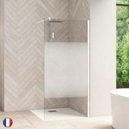 Paroi Smart Design Solo 95 Blanc Sérigraphie Cosmos Kinedo