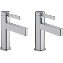 Hansgrohe - rob de lave-mains 100 eau froide sans tirette ni vidage chromé + rob de lave-mains 100