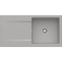 Evier Villeroy et Boch Siluet 60 Fossile CeramicPlus - Avec vidage manuel