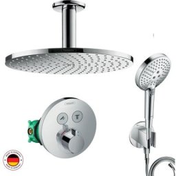 Hansgrohe - Lot robinet douche encastré thermostatique + Douche de tête Raindance s 240