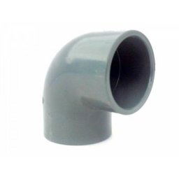 Coude 90 en pvc coll, diamtres varis, 5 pcs. 63 mm