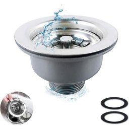 Sink Collection Passoire de cuisine en acier inoxydable 304 Panier de passoire Bouchon de passoire