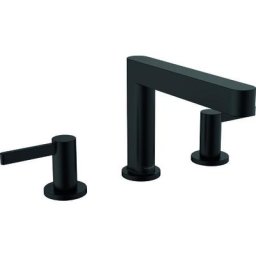Hansgrohe - Mélangeur de lavabo 3 trous 110, bonde Push-Open noir mat Finoris