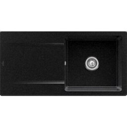 Evier Villeroy et Boch Siluet 60 Chromite CeramicPlus - Avec vidage manuel