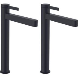 Hansgrohe - Mitigeur de lavabo 260, bonde Push-Open noir mat + Mitigeur de lavabo 260, bonde