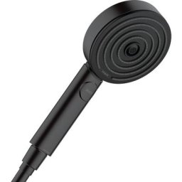 Hansgrohe - Pulsify Select - Pommeau de douche Activation 105, 3 jets, EcoSmart, noir mat 24101670