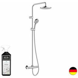 Hansgrohe - Colonne de douche thermostatique Vernis Blend 200 EcoSmart + nettoyant