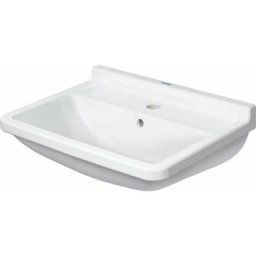 Starck 3 - Lavabo 600x450 mm, avec un trou pour robinet, blanc 0300600000 - Duravit