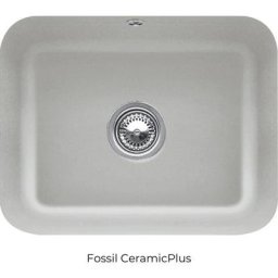 Evier 1 bac Villeroy et Boch Cisterna 60C Fossile CeramicPlus - Avec vidage manuel
