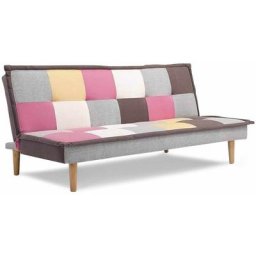 Banquette Clic Clac convertible multicolore mady - rose