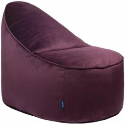 Loft 25 - Grand Pouf en velours doux pour adulte, pouf pour salle de séjour intérieure, pouf