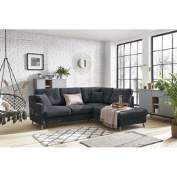 Canapés d'angle l convertibles Bobochic xs - Canapé d'angle l convertible sweden Angle droit Gris