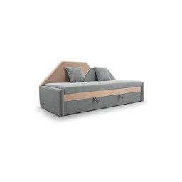 Canapé en lit Convertible avec Coffre de Rangement 3 Places Relax Droit - en Tissu - Salon &