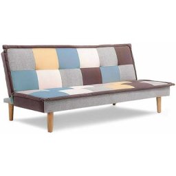 Banquette Clic Clac convertible multicolore brad - bleu