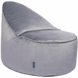 Loft 25 - Grand Pouf en velours doux pour adulte, pouf pour salle de séjour intérieure, pouf