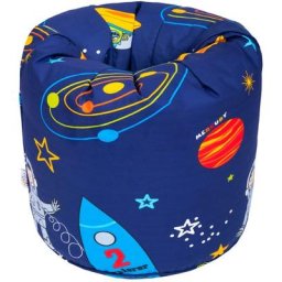 Ready Steady Bed Fauteuil poire pour tout-petit Chaise, Playroom Beanbags, Rond & Imprimé Sac à