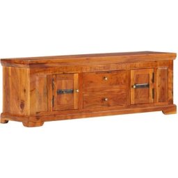 Vidaxl - Meuble tv 119x30x40 cm Bois d'acacia massif Brun