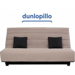 Relaxima - Banquette cc orlando 130x190, matelas Dunlopillo, taupe