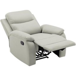 Deco In Paris - Fauteuil relax gris clair jacob - gris clair