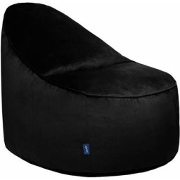 Loft 25 - Grand Pouf en velours doux pour adulte, pouf pour salle de séjour intérieure, pouf