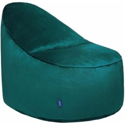 Loft 25 - Grand Pouf en velours doux pour adulte, pouf pour salle de séjour intérieure, pouf