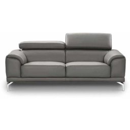 Canapé design contemporain gris 3 places britta - gris