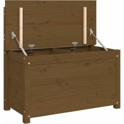 Banc Marron miel 80x41x77 cm Bois de pin massif Vidaxl Honey brown