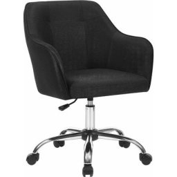 Fauteuil de bureau, Chaise pivotante confortable, Siège ergonomique, réglable en hauteur, charge