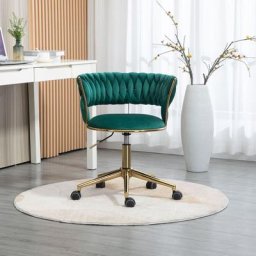 Chaise de bureau pivotante,chaise de maquillage,chaise de bureau en tissu,chaise de bureau