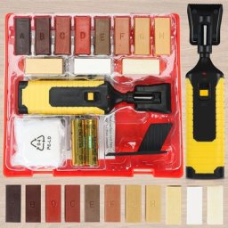 Kit réparation carrelage, kit reparation parquet stratifié de 17 pièces pour surfaces stratifiées
