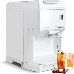 Broyeur à Glace Electrique 350 w 120 KG/H-Machine à Glace Pilée, Capacité de Stockage 2,3 kg Taille