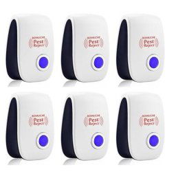 Ultrason Souris et Rats Lot De 6 - Repulsif Ultrason Moustique - Répulsif Ultrason - Anti Moustique