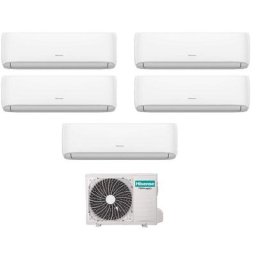 Penta split inverter air conditioner series hi comfort 9+9+9+9 avec 5amw125u4rta r-32 wi-fi intégré
