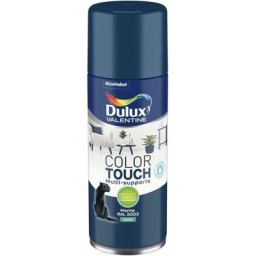 Lot de 2 - Peinture aérosol Color Touch Multi-Supports - Satin Marine 400 ml Dulux Valentine Marine
