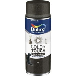 Lot de 2 - Peinture aérosol Color Touch Multi-Supports - Effet Metallisé Noir Métallisé 400 ml