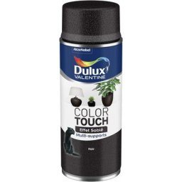 Lot de 2 - Peinture aérosol Color Touch Multi-Supports - Effet Sablé Noir 400 ml Dulux Valentine